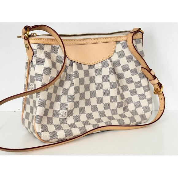 NEW Louis Vuitton Siracusa PM Damier Azur Crossbody Bag - Picture 5 of 15